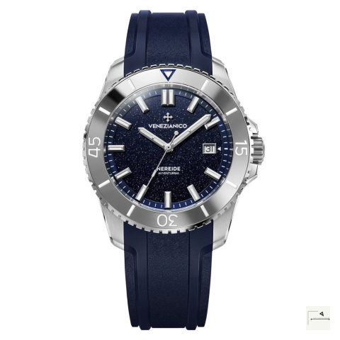 Venezianico: Nereide 42 AVVENTURINA - 4521550 (gumowy pasek)