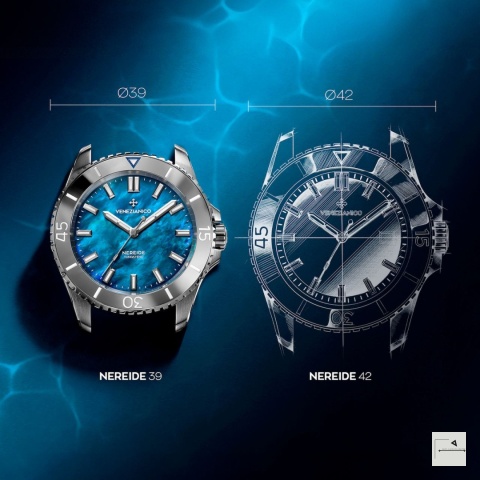 VENEZIANICO: Tungsteno 39 Mother of Pearl (blue)