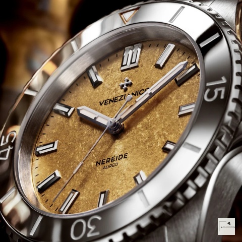 VENEZIANICO: Nereide Aureo 39 mm