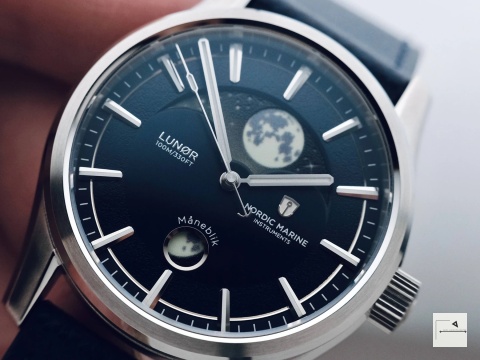 NORDIC MARINE INSTRUMENTS: LUNØR Atlantic Blue (z paskiem skórzanym)