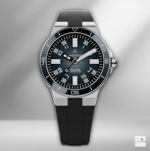 Officine Tecniche AQUAS Pugnochiuso 02 Swiss Made (zestaw z bransoletą i paskiem HNBR)