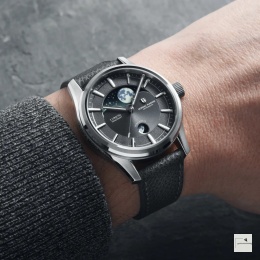 NORDIC MARINE INSTRUMENTS: LUNØR Shore Grey (komplet z paskiem skórzanym)