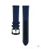 Pasek Premium Sailcloth WB Original Granatowy z białym przeszyciem 20 mm - klamra szczotkowana