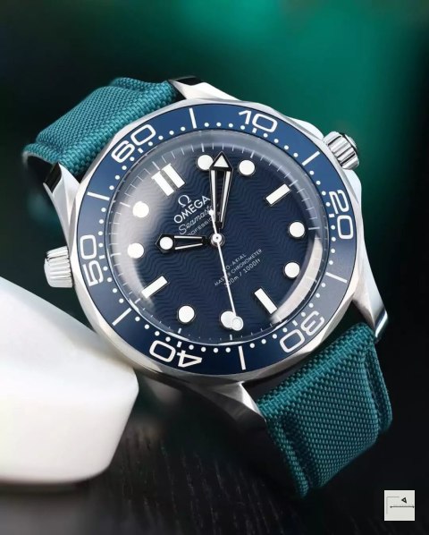 Pasek Premium Sailcloth WB Original Petrol 22 mm - klamra szczotkowana
