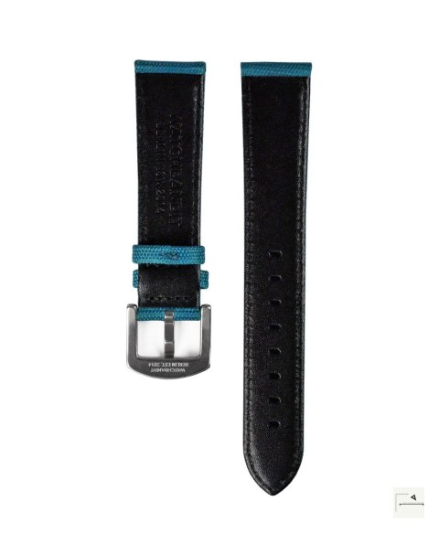 Pasek Premium Sailcloth WB Original Petrol 22 mm - klamra szczotkowana
