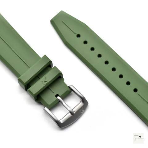 Pasek RZE HexaFlex Rubber Camo Green 20 mm