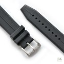 Pasek RZE HexaFlex Rubber Charcoal Black 20 mm