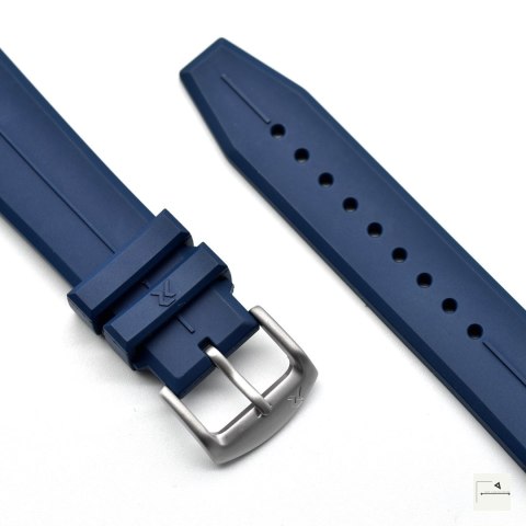 Pasek RZE HexaFlex Rubber Navy Blue 20 mm