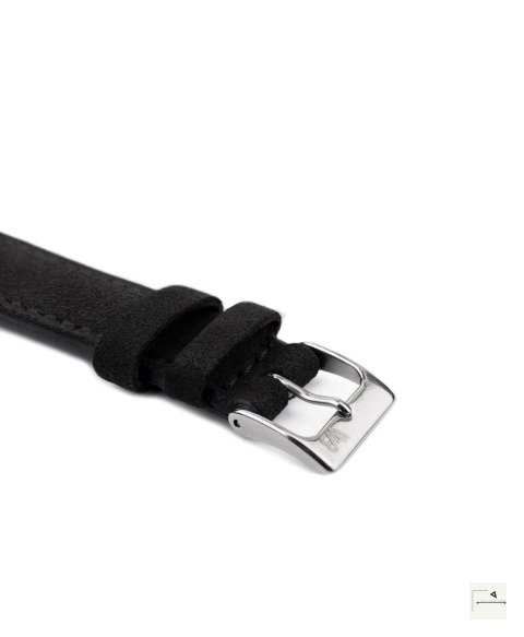 Pasek WB Original Classic Suede Black 20 mm