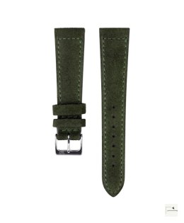 Pasek WB Original Classic Suede Green 20 mm