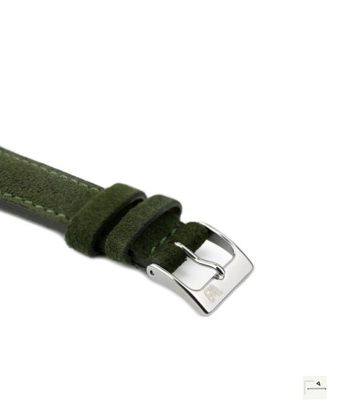 Pasek WB Original Classic Suede Green 20 mm