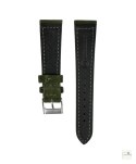 Pasek WB Original Classic Suede Green 22 mm