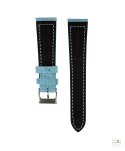 Pasek WB Original Classic Suede Light Blue 22 mm