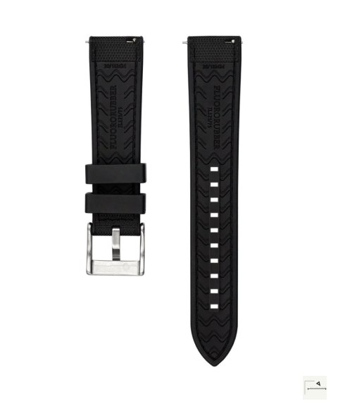Pasek WB Original Hybrid Sailcloth/Rubber Black 20 mm