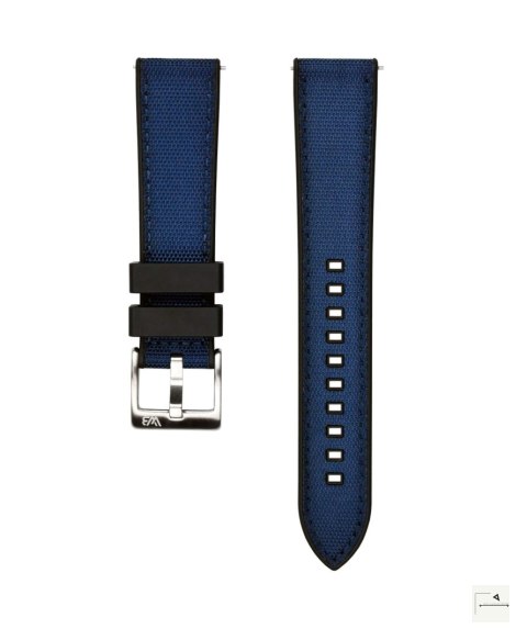 Pasek WB Original Hybrid Sailcloth/Rubber Blue 20 mm
