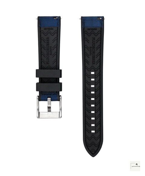 Pasek WB Original Hybrid Sailcloth/Rubber Blue 22 mm