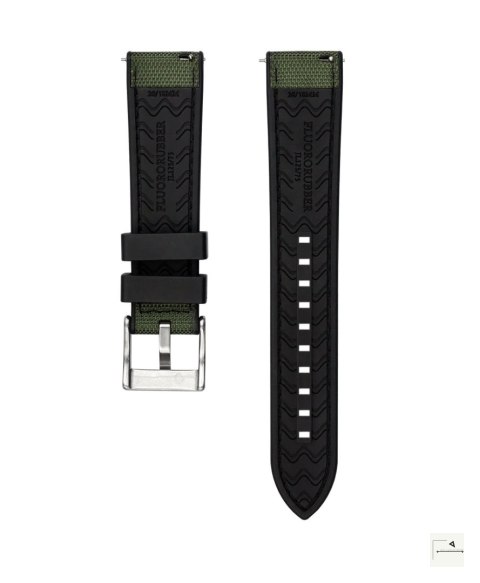Pasek WB Original Hybrid Sailcloth/Rubber Green 20 mm