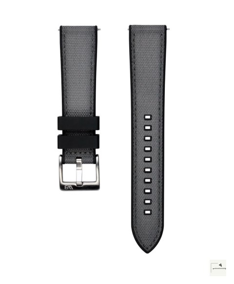 Pasek WB Original Hybrid Sailcloth/Rubber Grey 22 mm