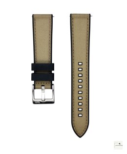 Pasek WB Original Hybrid Sailcloth/Rubber Khaki 22 mm