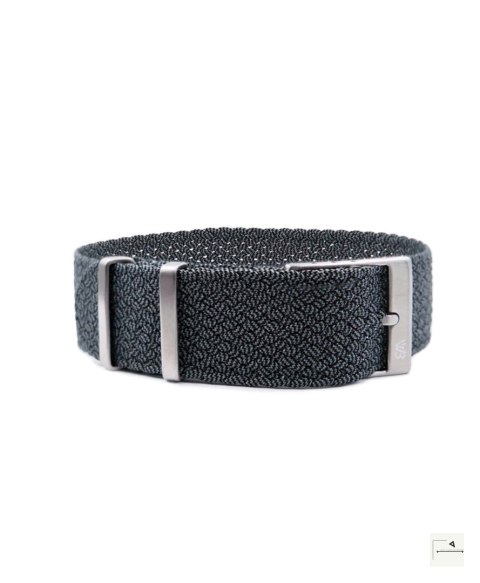 Pasek WB Original Premium Perlon Grey/Black 22 mm
