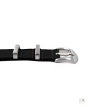 Pasek WB Original Premium Ribbed Nylon Black 20 mm