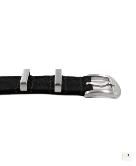 Pasek WB Original Premium Ribbed Nylon Black 22 mm