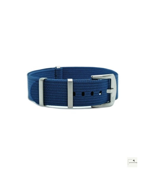 Pasek WB Original Premium Ribbed Nylon Blue 20 mm