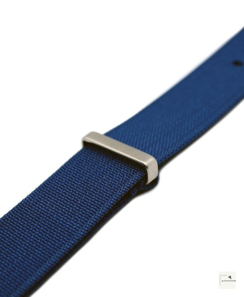 Pasek WB Original Premium Ribbed Nylon Blue 22 mm