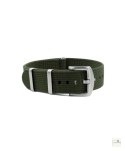 Pasek WB Original Premium Ribbed Nylon Green 20 mm