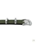 Pasek WB Original Premium Ribbed Nylon Green 22 mm