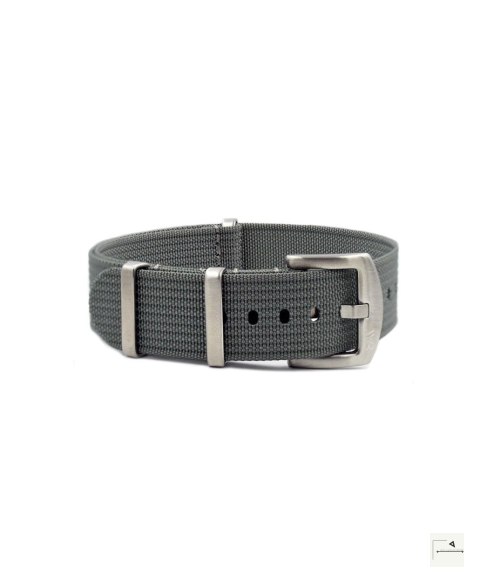 Pasek WB Original Premium Ribbed Nylon Grey 20 mm