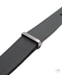Pasek WB Original Premium Ribbed Nylon Grey 22 mm