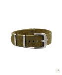 Pasek WB Original Premium Ribbed Nylon Khaki 20 mm