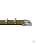 Pasek WB Original Premium Ribbed Nylon Khaki 20 mm