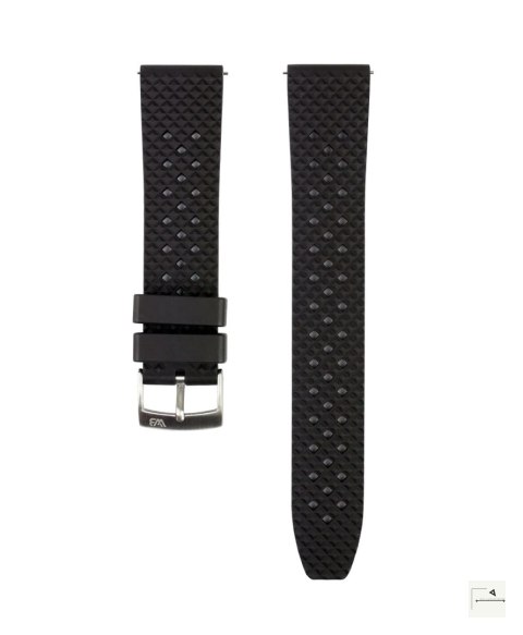 Pasek WB Original Rhombus / Honeycomb FKM Black 20 mm