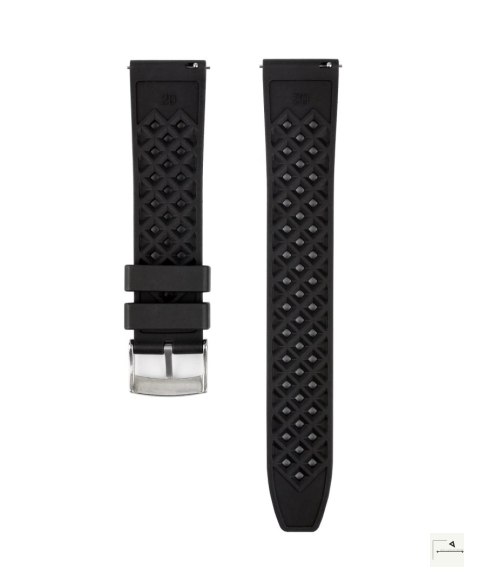 Pasek WB Original Rhombus / Honeycomb FKM Black 20 mm