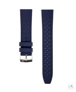 Pasek WB Original Rhombus / Honeycomb FKM Blue 22 mm