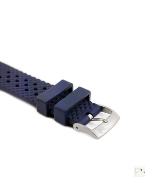 Pasek WB Original Rhombus / Honeycomb FKM Blue 22 mm