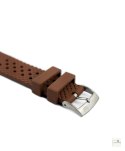 Pasek WB Original Rhombus / Honeycomb FKM Brown 22 mm