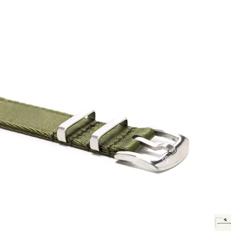 Pasek WB Original Two-Piece Nylon Military Green 22 mm