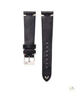 Pasek WB Original Vintage Leather Black 22 mm