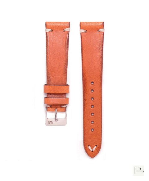 Pasek WB Original Vintage Leather Hay Brown 22 mm
