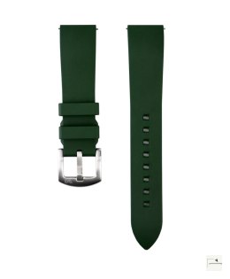 Pasek gumowy Classic FKM WB Original Zielony 22 mm - klamra szczotkowana