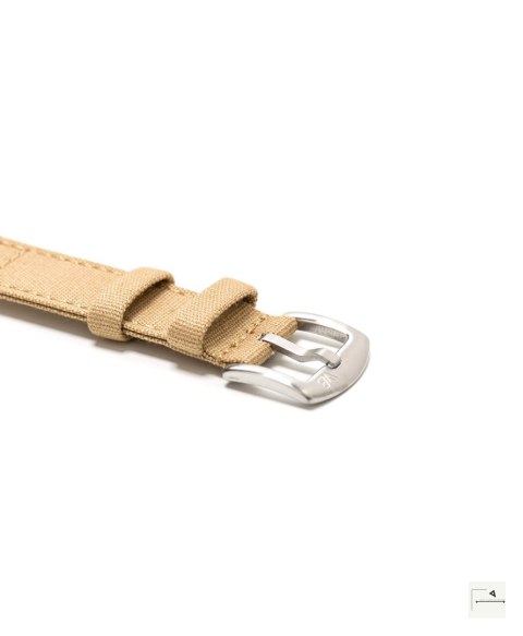 Pasek materiałowy Canvas WB Original Beżowy 20 mm - klamra szczotkowana
