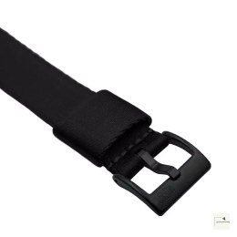 Pasek nylonowy Jelsdal Vintage Military Single-Pass Black 22 mm - klamra czarna PVD