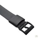 Pasek nylonowy Jelsdal Vintage Military Single-Pass Grey 18 mm - klamra czarna PVD