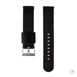 Pasek nylonowy Jelsdal Vintage Military Two-Piece Black 20 mm - klamra czarna PVD