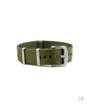 Pasek nylonowy Premium Single-Piece WB Original Militarna zieleń 20 mm - klamra szczotkowana