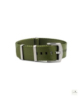 Pasek nylonowy Premium Single-Piece WB Original Militarna zieleń 22 mm - klamra szczotkowana
