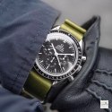 Pasek nylonowy Premium Single-Piece WB Original Militarna zieleń 22 mm - klamra szczotkowana